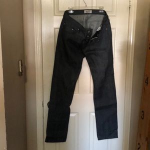Naked and Famous 34 Weird Guy Charcoal Selvedge